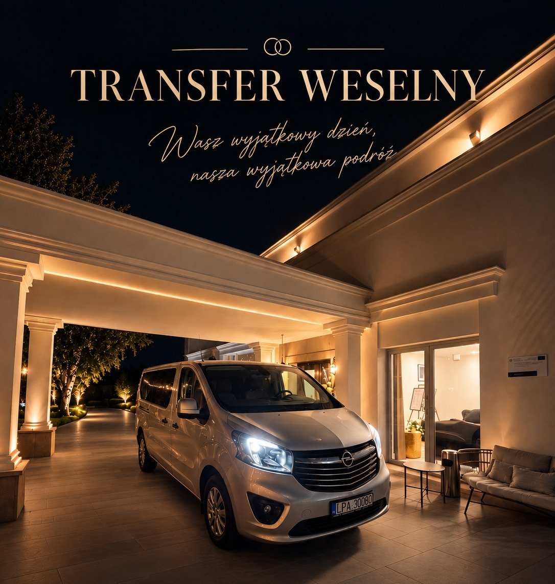 Transfer weselny OlivierGO busem z kierowcą